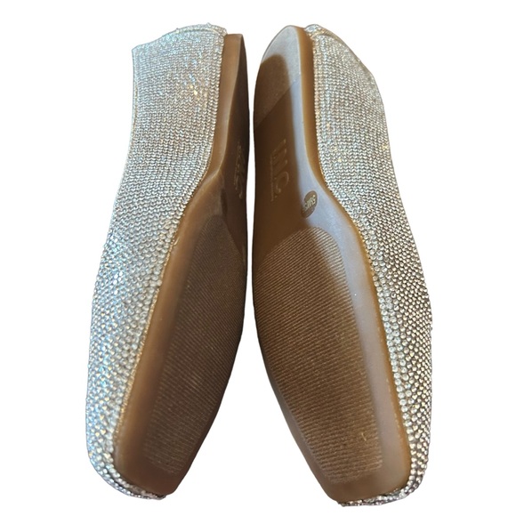 I.N.C. International Concepts Crystal Rhinestone Sparkly Flats Slip On NEW 5.5 - Picture 8 of 10